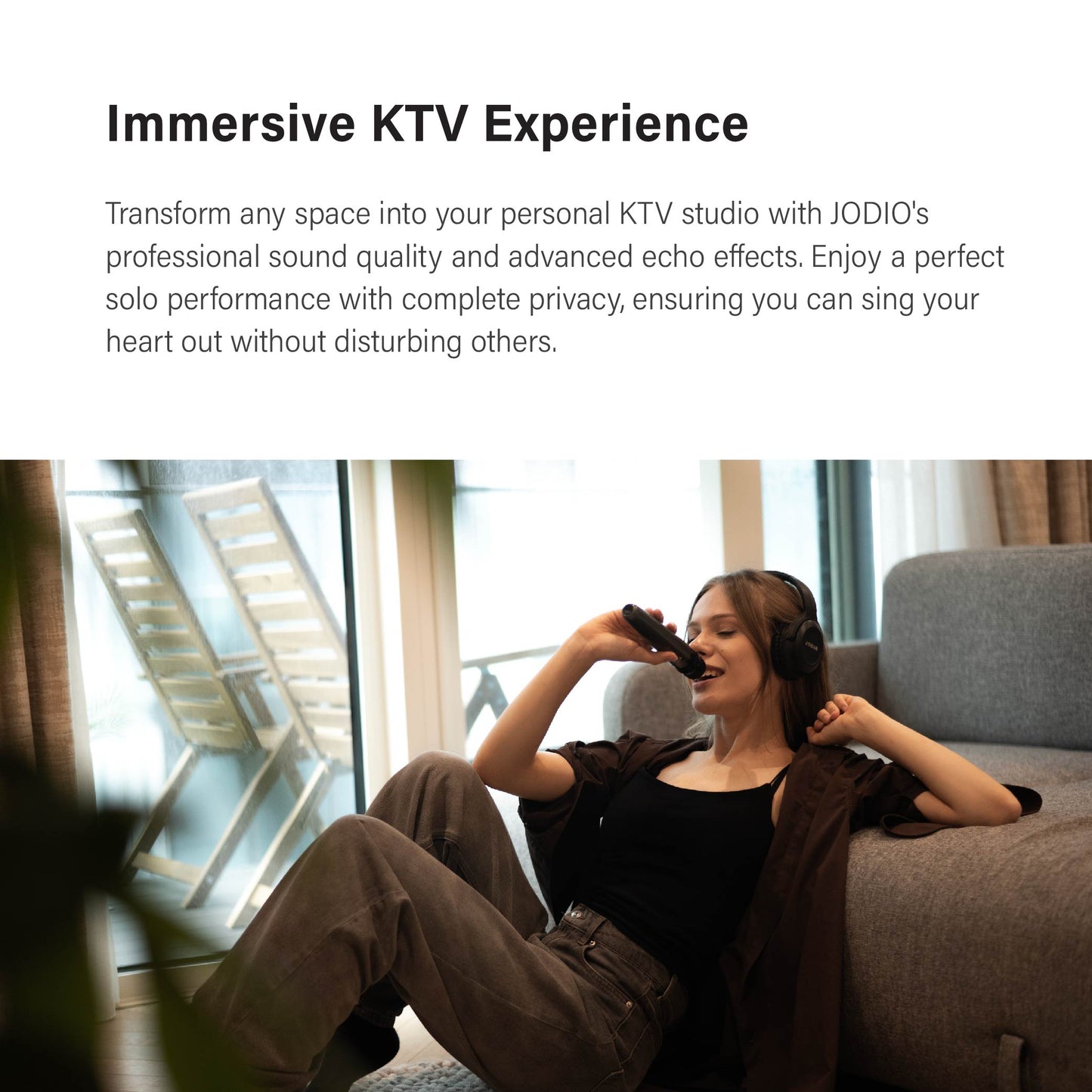AI-Powered Wireless Bluetooth Karaoke Headphone with microphone