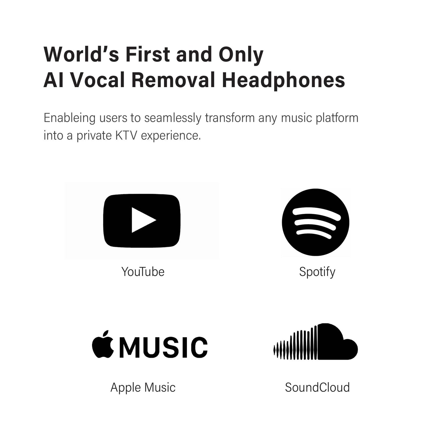 AI-Powered Wireless Bluetooth Karaoke Headphone with microphone
