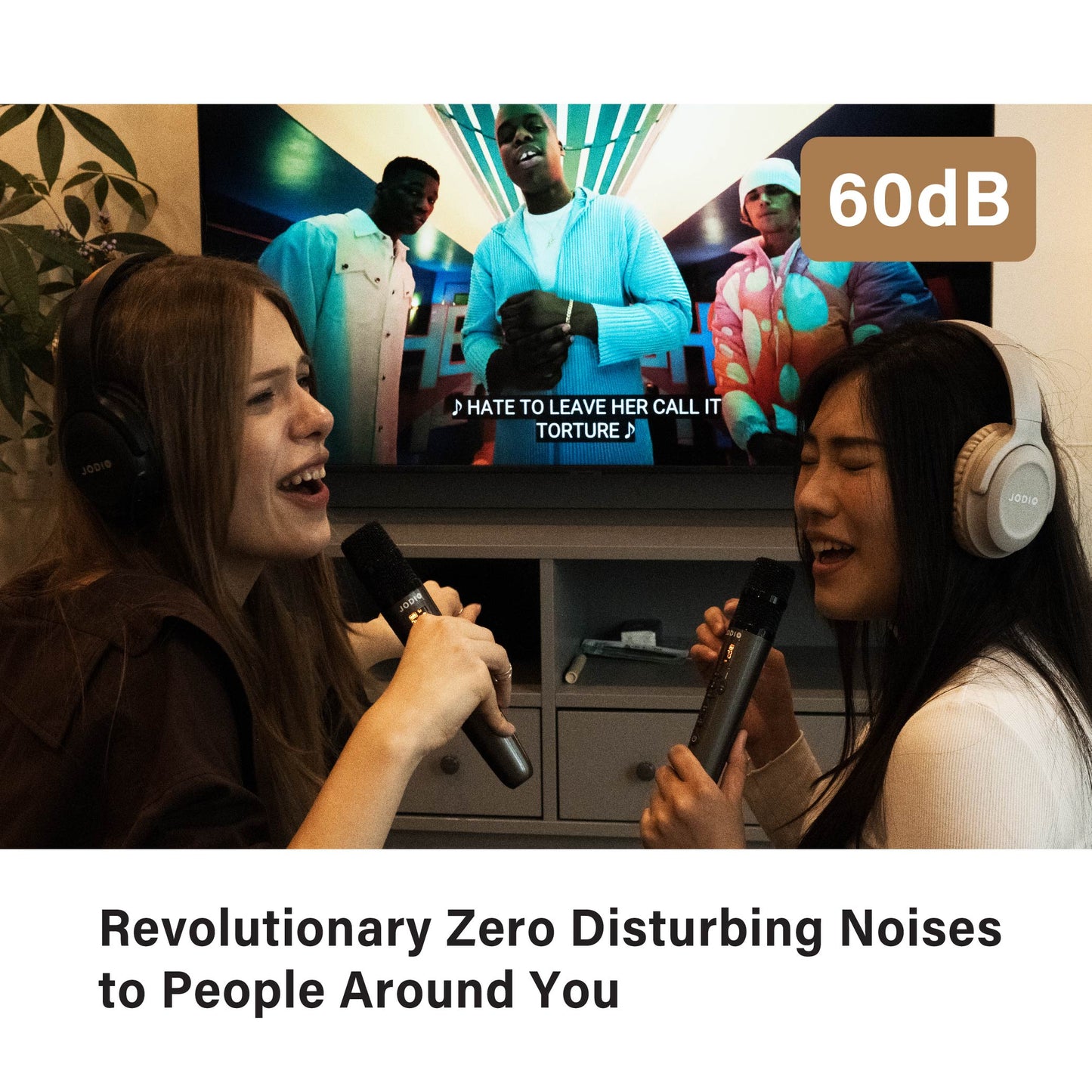 AI-Powered Wireless Bluetooth Karaoke Headphone with microphone
