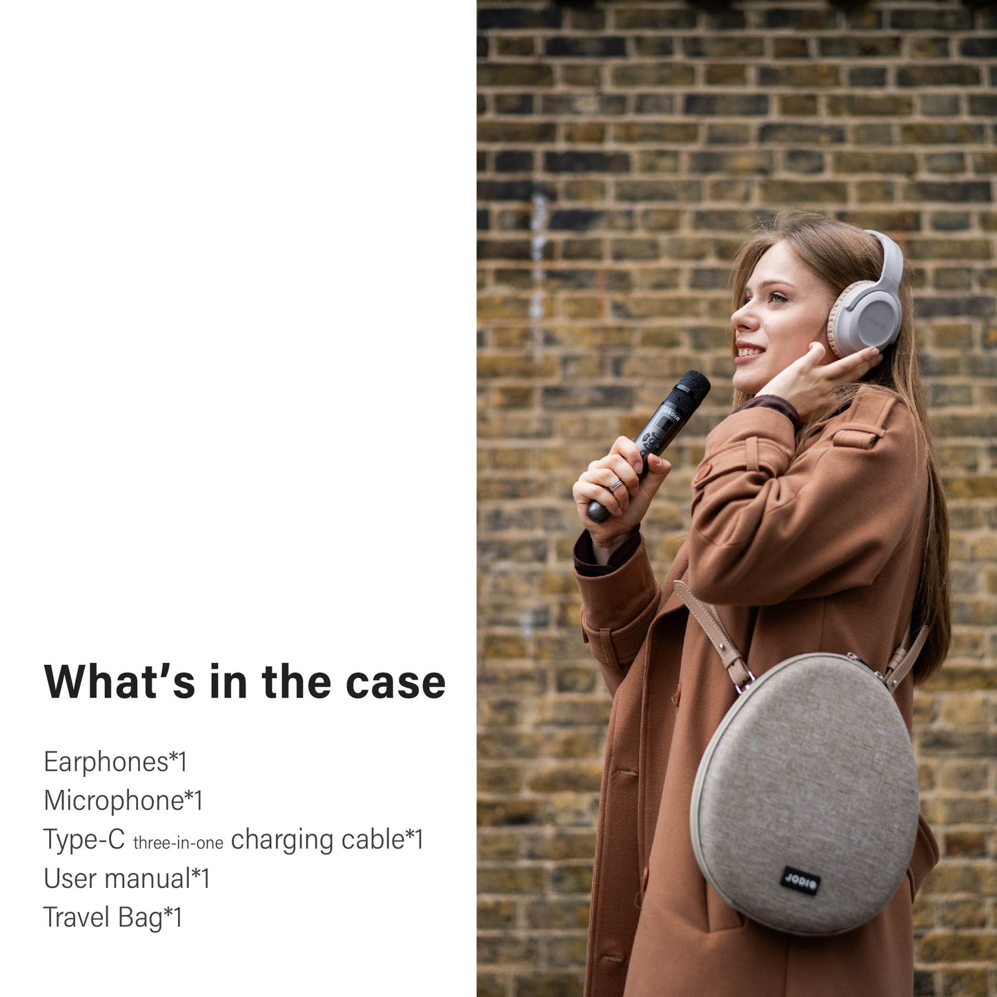 AI-Powered Wireless Bluetooth Karaoke Headphone with microphone